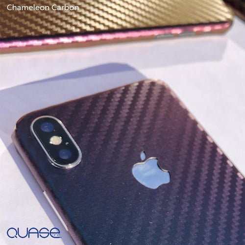 Chameleon Carbon Fibre colourSKIN for iPhone XR