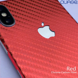 Chrome Carbon Fibre colourSKIN for iPhone XR