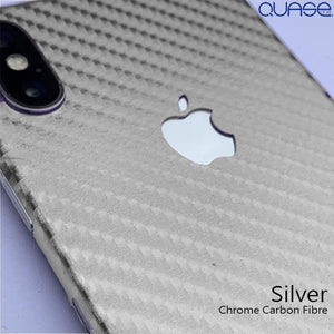 Chrome Carbon Fibre colourSKIN for iPhone XR