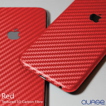 Load image into Gallery viewer, Textured 3D Carbon Fibre colourSKIN for iPhone XR