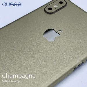 Satin Chrome colourSKIN for iPhone XS